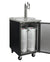 KEGCO Kegerator KEGCO 24" Wide Kombucha Black Commercial Kegerator-KOMC1B