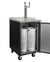 KEGCO Kegerator KEGCO 24" Wide Kombucha Black Commercial Kegerator-KOMC1B