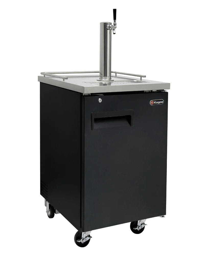 KEGCO Kegerator KEGCO 24&quot; Wide Kombucha Black Commercial Kegerator-KOMC1B