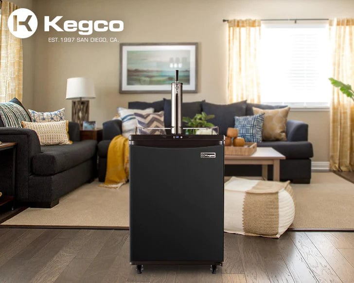 KEGCO Kegerator KEGCO 24" Wide Kombucha Black Commercial Kegerator - Z163B