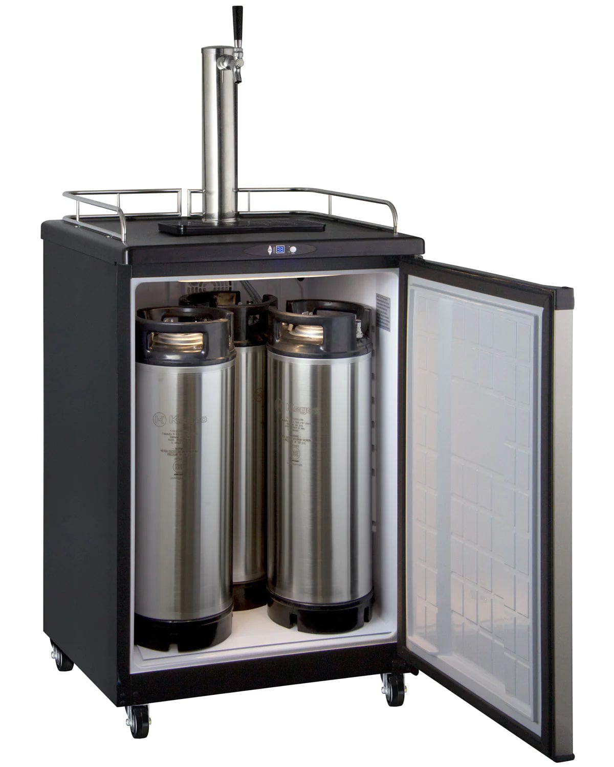 KEGCO Kegerator KEGCO 24Wide Kombucha Stainless Steel Commercial Kegerator-KOM163S