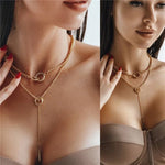 Load image into Gallery viewer, Virelle Y-Chain Necklace
