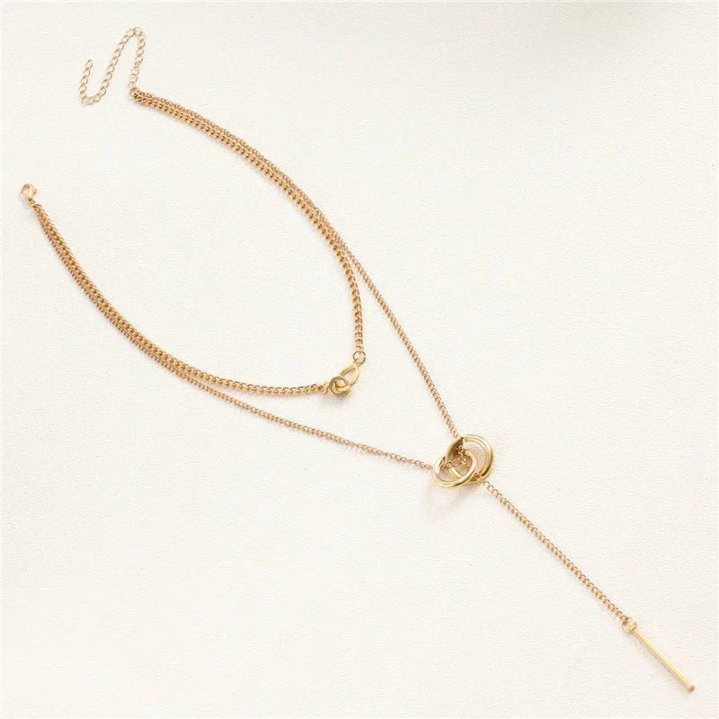 Virelle Y-Chain Necklace