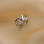 Load image into Gallery viewer, Layered "V" Diamond Ring

