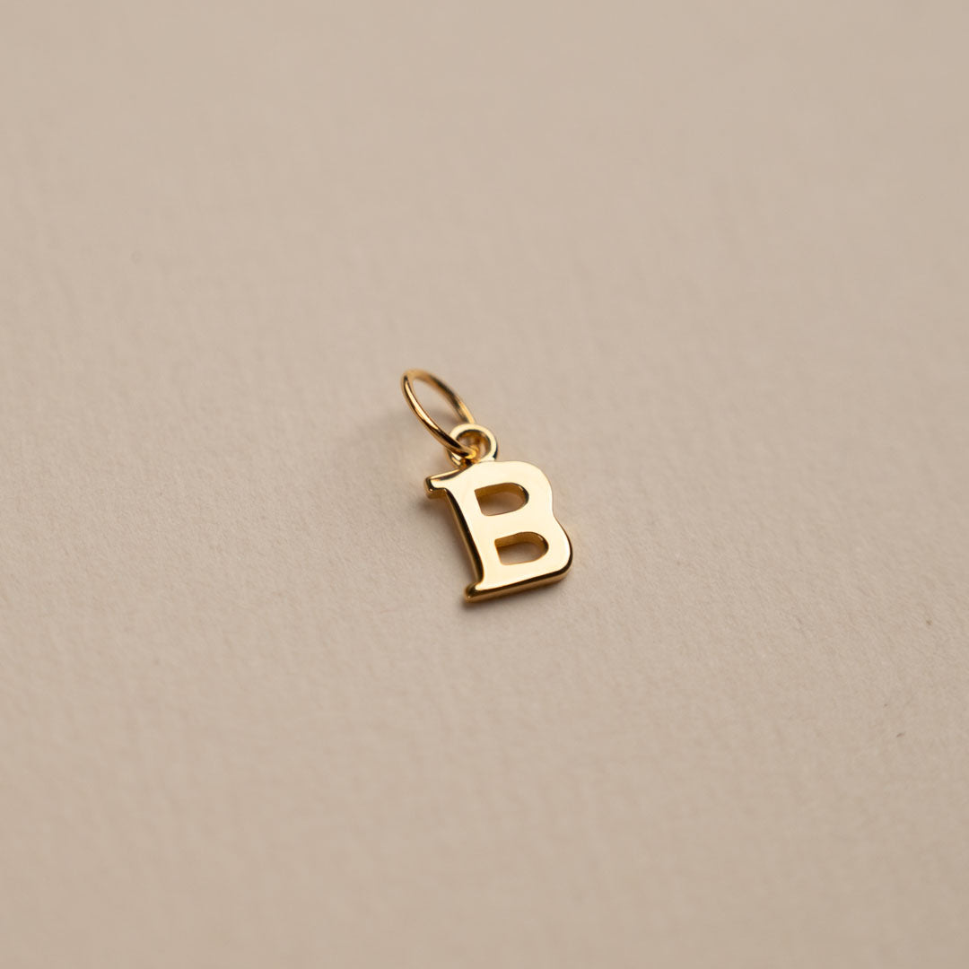 Sabrina Letter Gold Pendant
