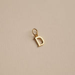 Load image into Gallery viewer, Sabrina Letter Gold Pendant
