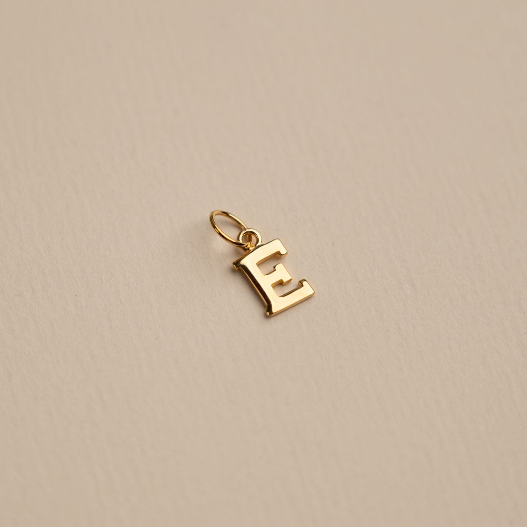 Sabrina Letter Gold Pendant