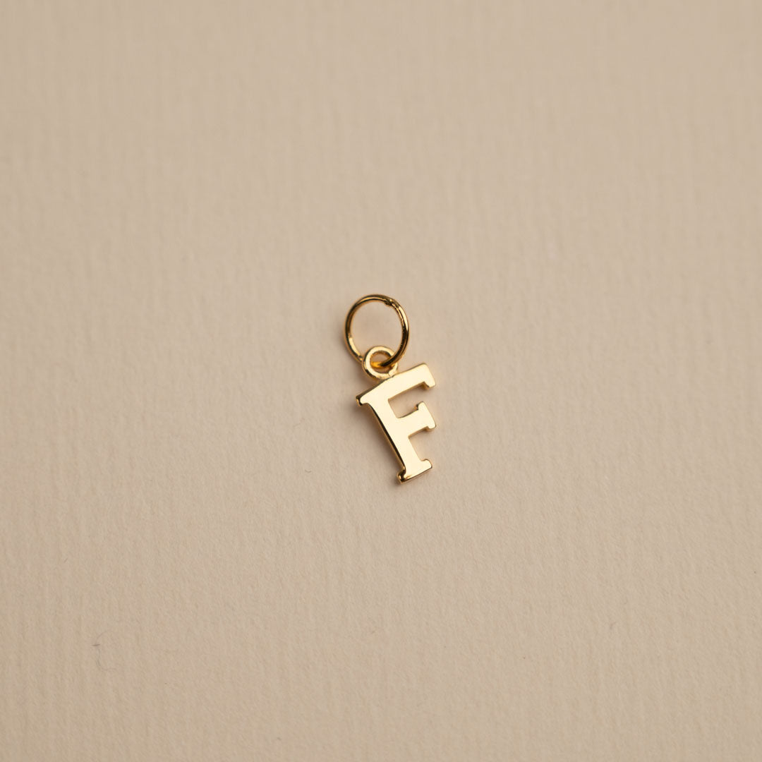Sabrina Letter Gold Pendant