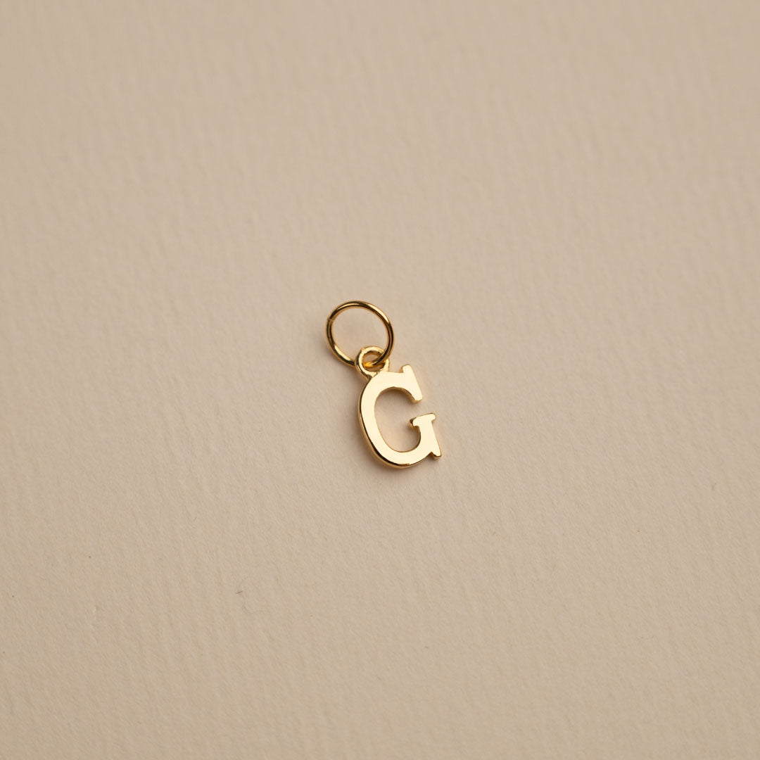 Sabrina Letter Gold Pendant