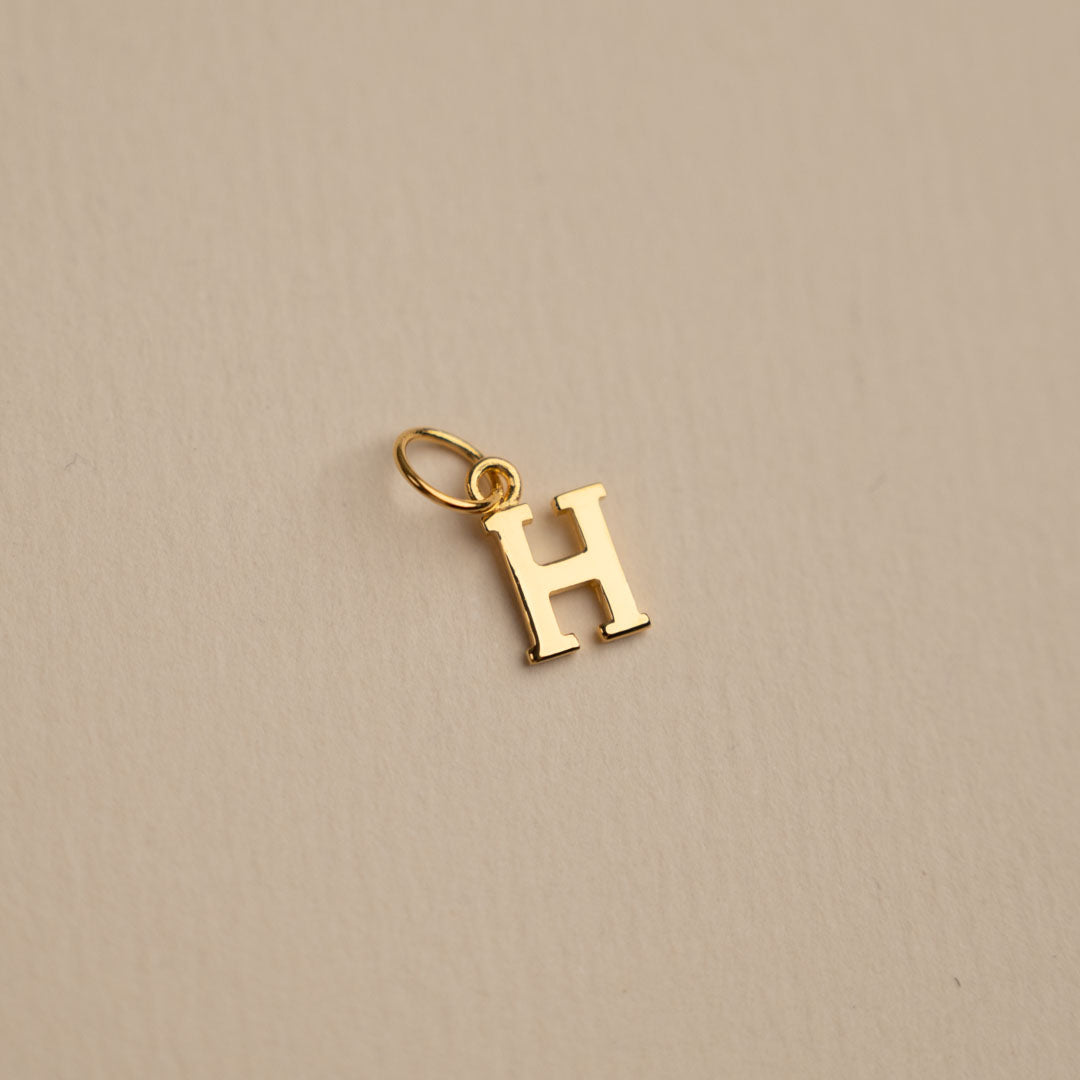 Sabrina Letter Gold Pendant