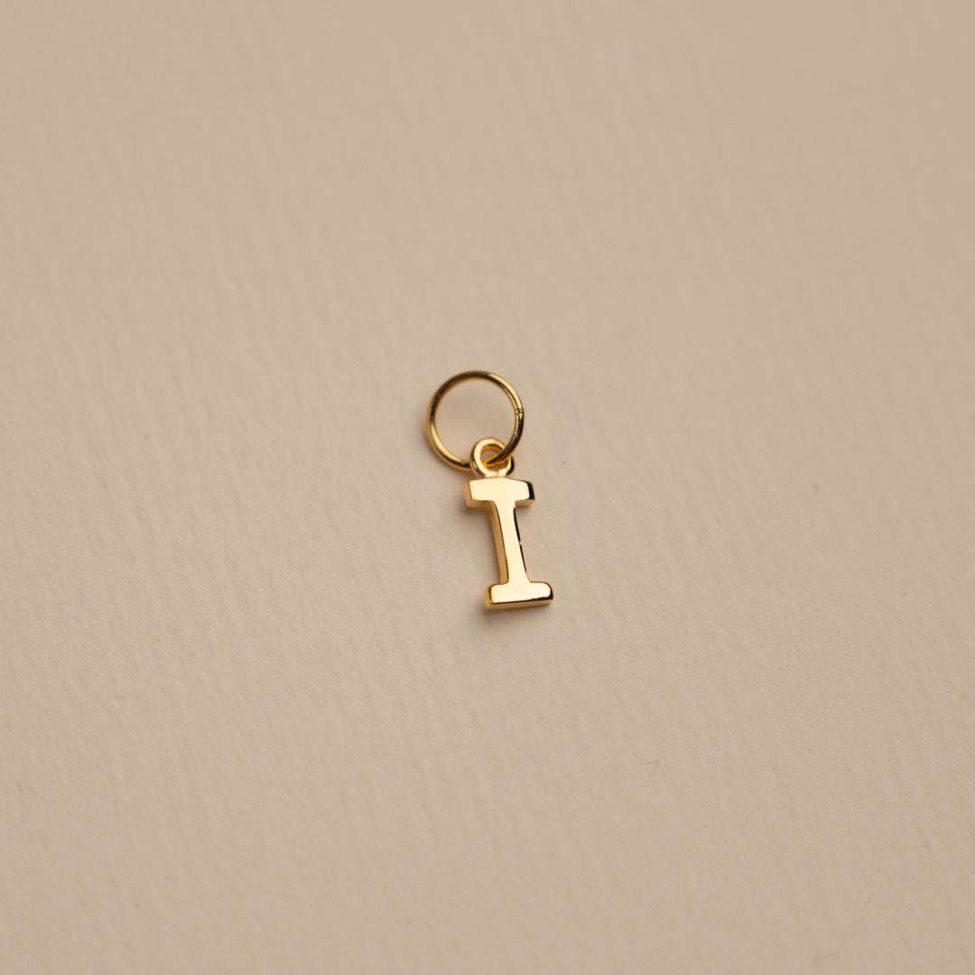 Sabrina Letter Gold Pendant