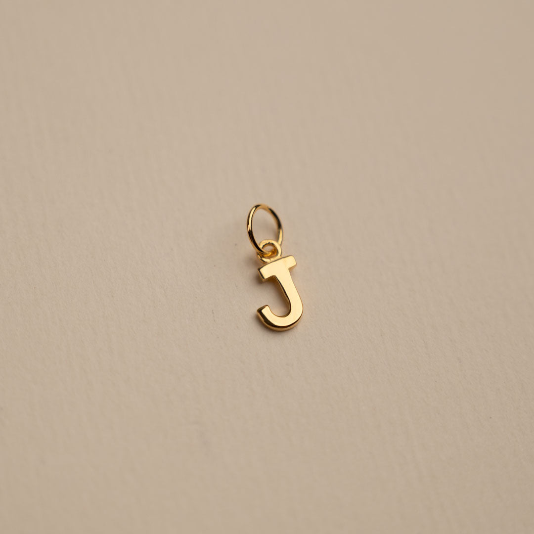 Sabrina Letter Gold Pendant