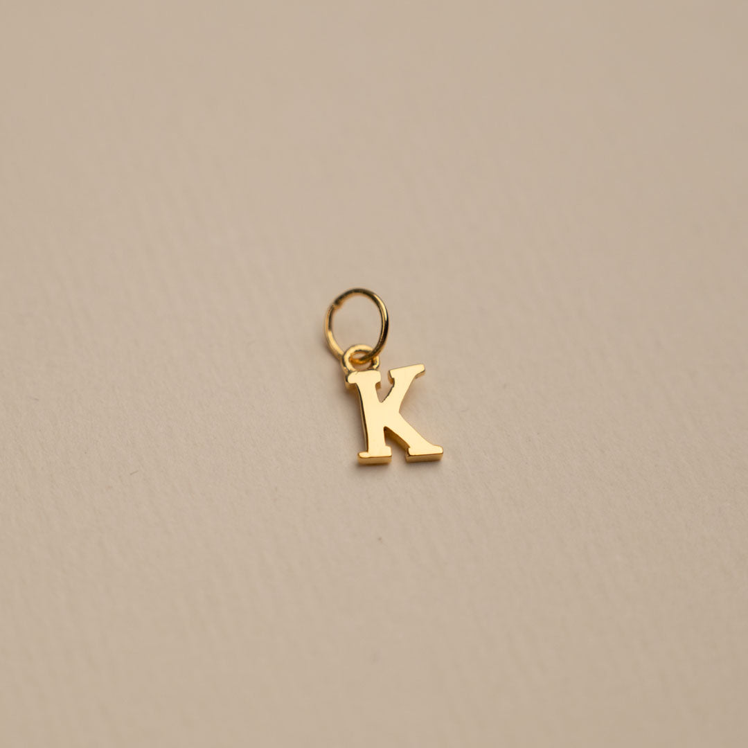 Sabrina Letter Gold Pendant