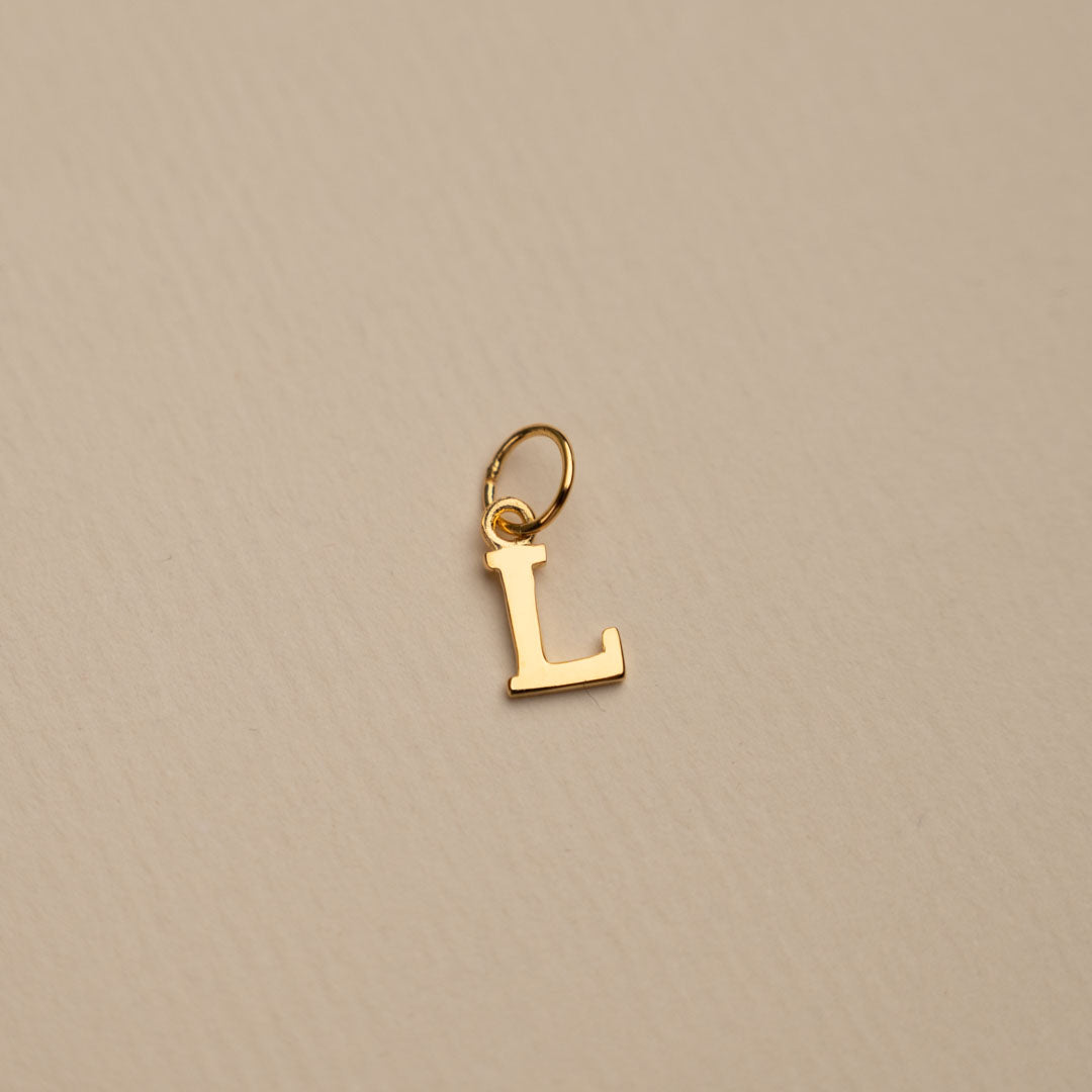 Sabrina Letter Gold Pendant