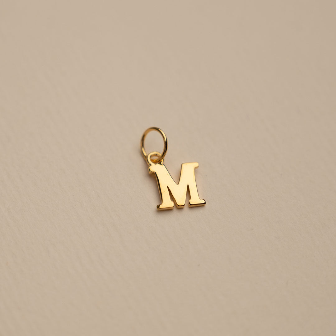 Sabrina Letter Gold Pendant
