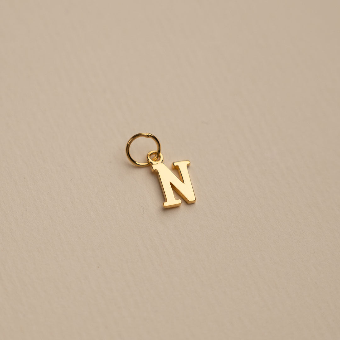 Sabrina Letter Gold Pendant
