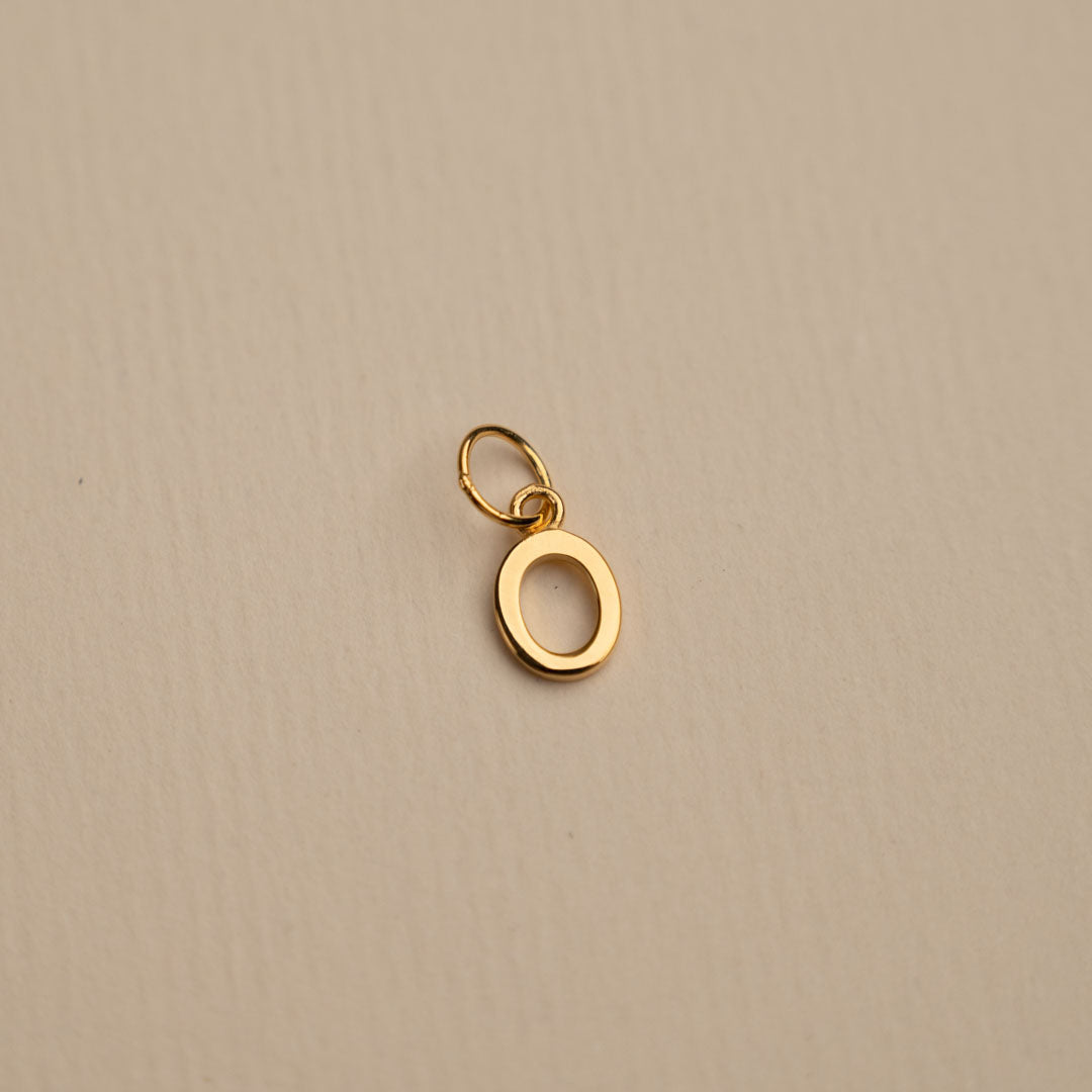Sabrina Letter Gold Pendant