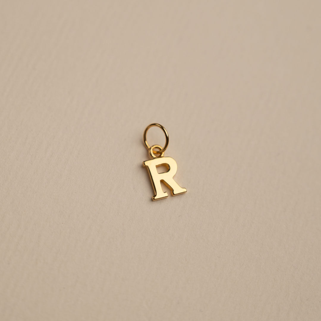 Sabrina Letter Gold Pendant