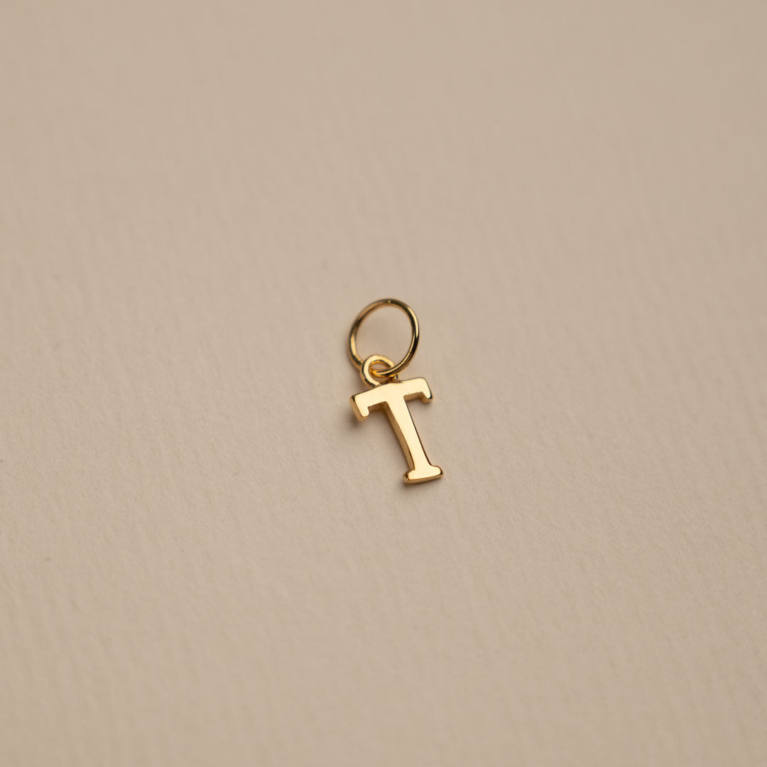 Sabrina Letter Gold Pendant