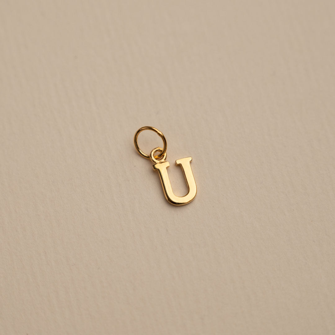 Sabrina Letter Gold Pendant