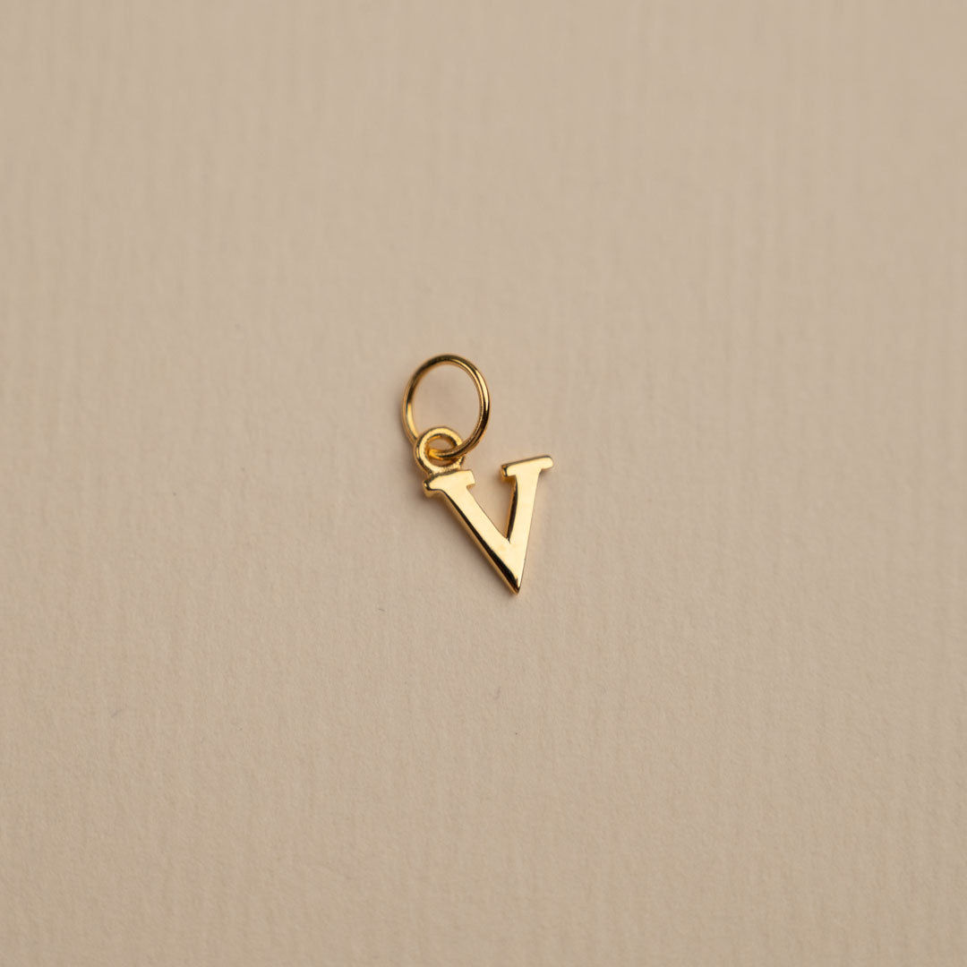 Sabrina Letter Gold Pendant