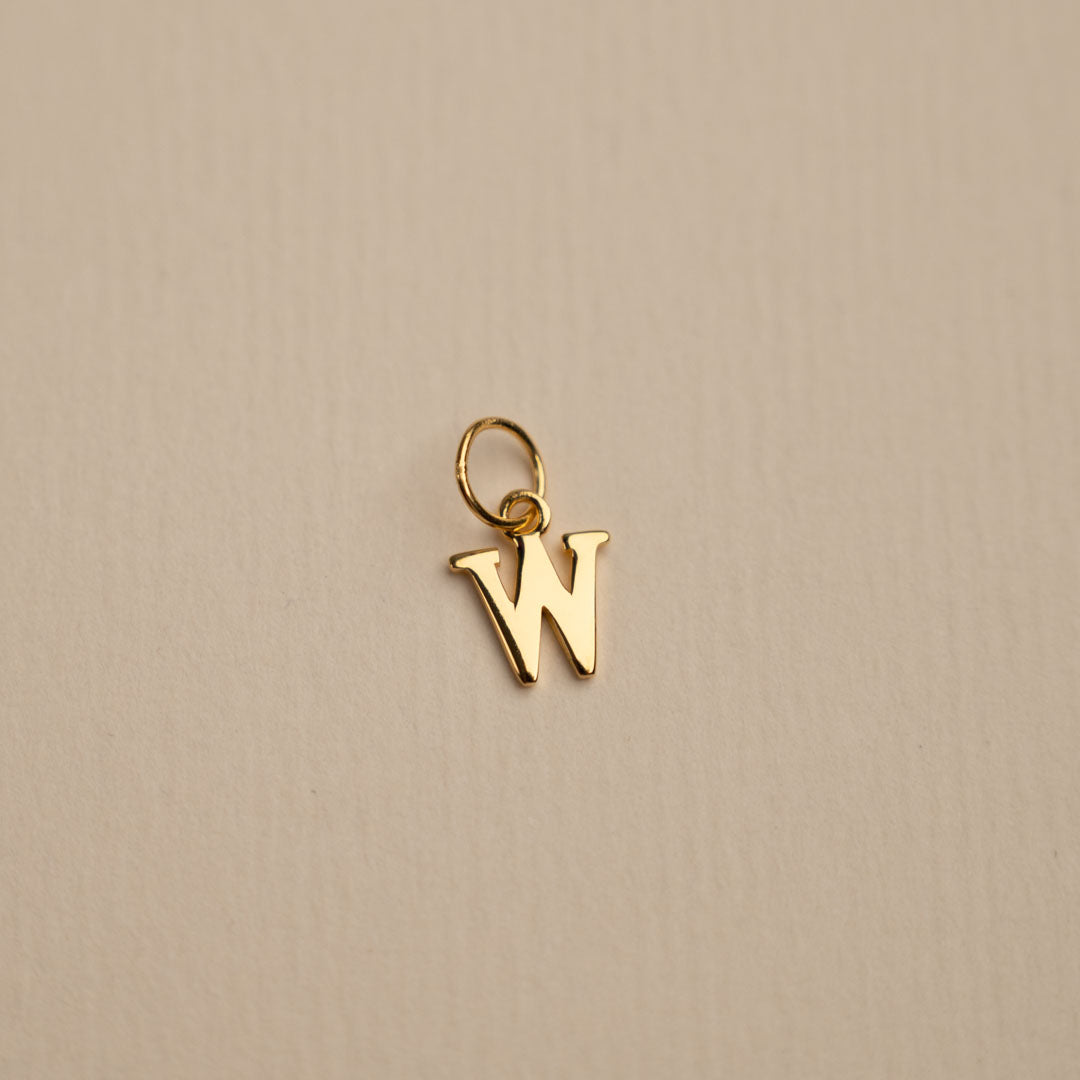 Sabrina Letter Gold Pendant