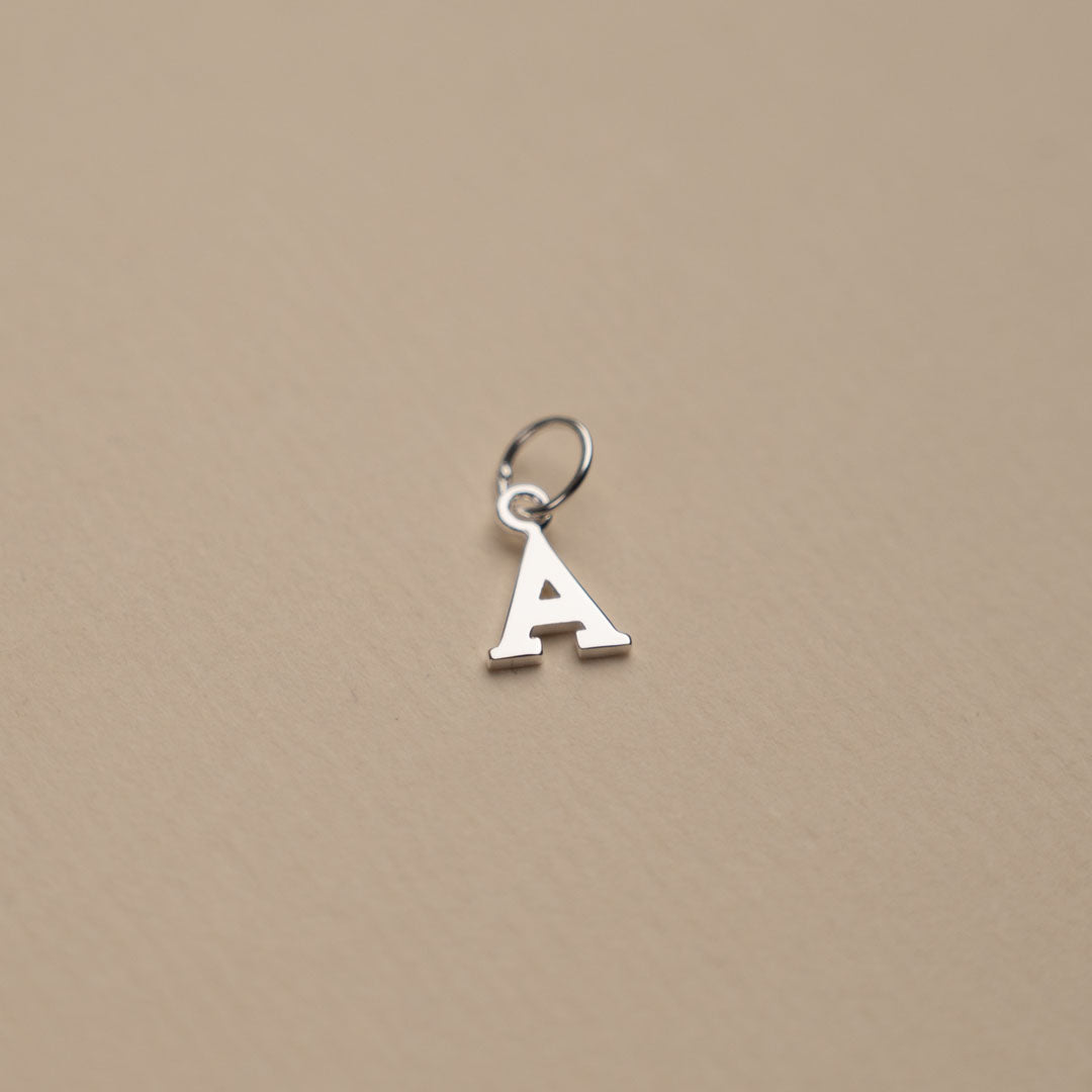 Nadia Letter Silver Pendant