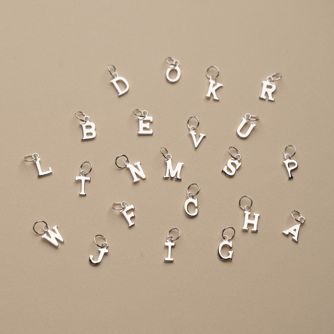 Nadia Letter Silver Pendant