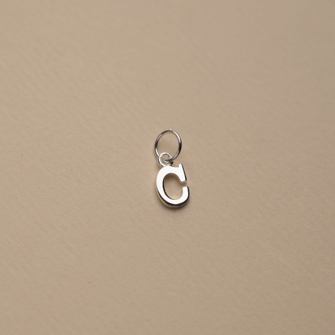 Nadia Letter Silver Pendant