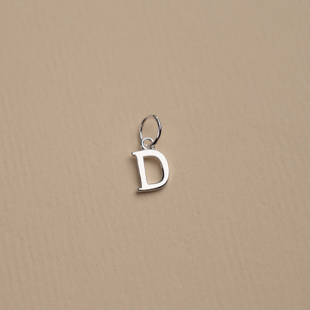 Nadia Letter Silver Pendant