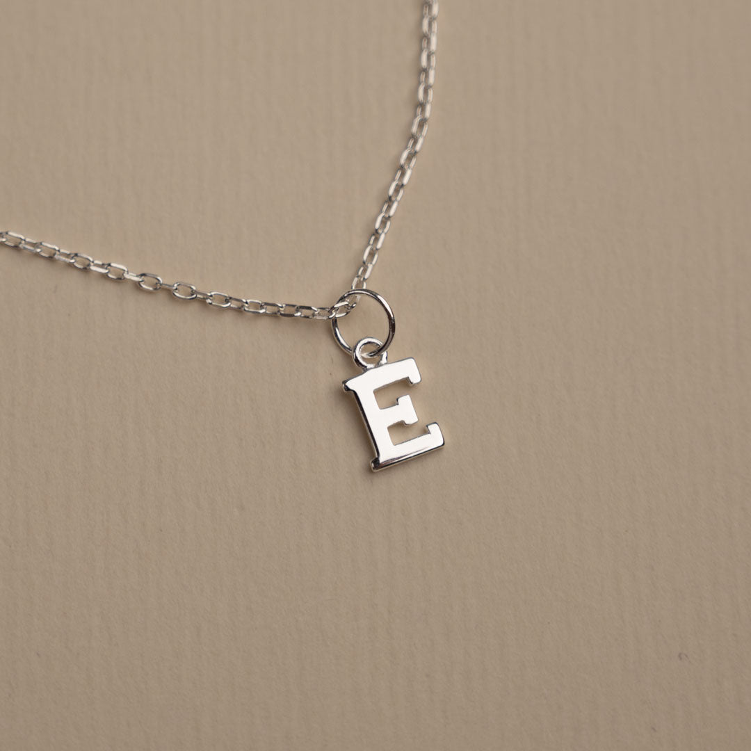 Nadia Letter Silver Pendant