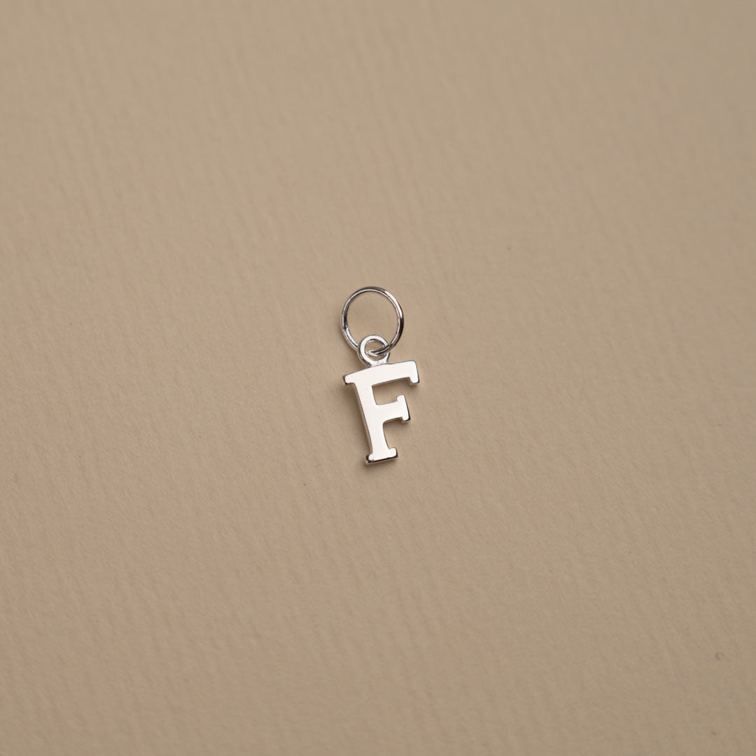 Nadia Letter Silver Pendant