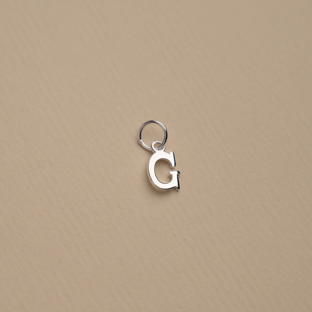 Nadia Letter Silver Pendant