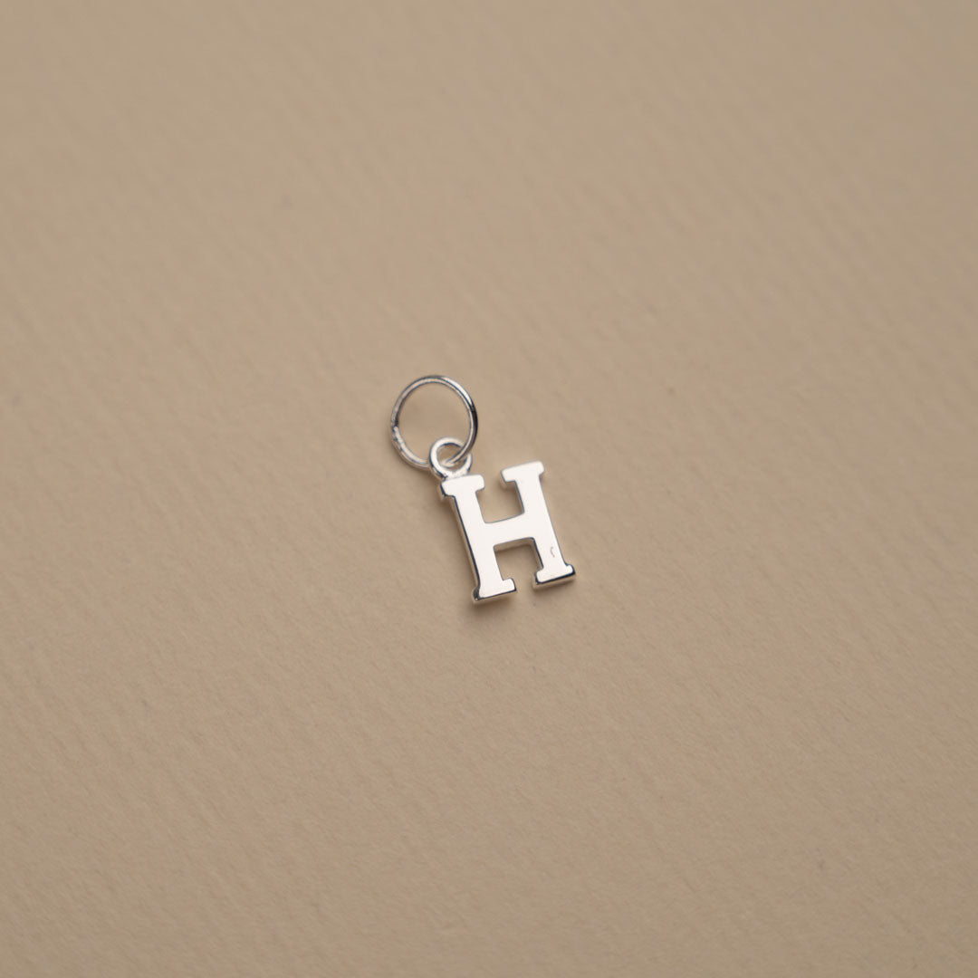 Nadia Letter Silver Pendant