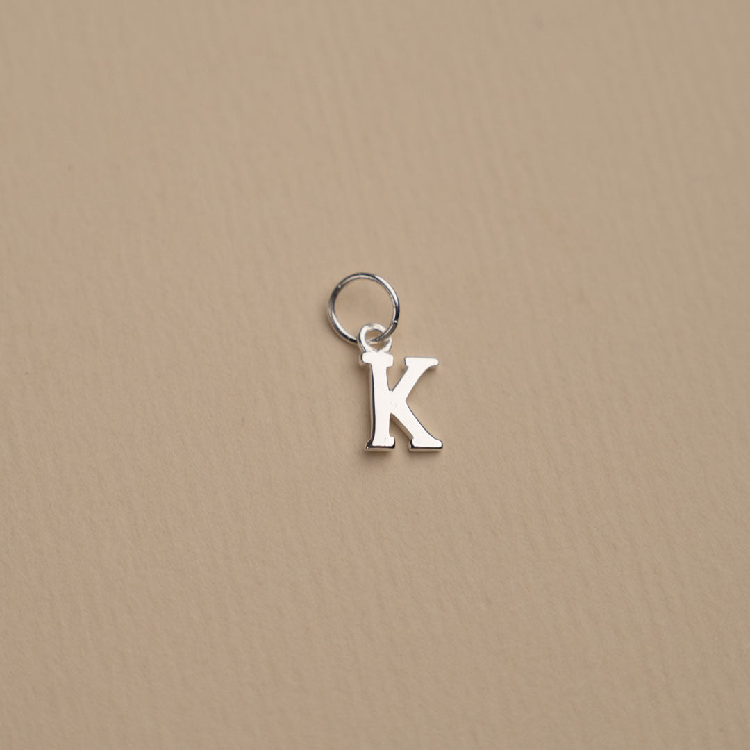 Nadia Letter Silver Pendant