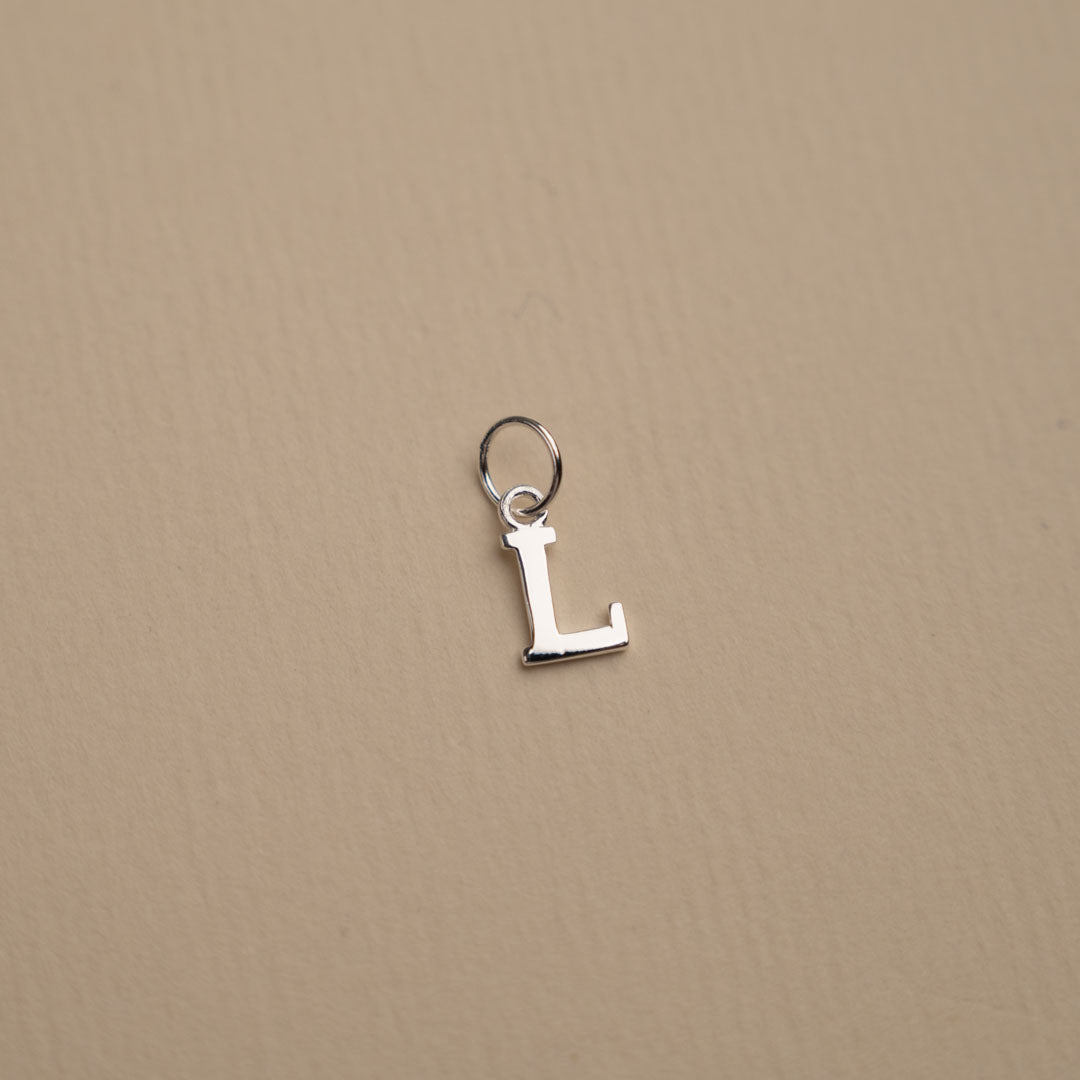 Nadia Letter Silver Pendant