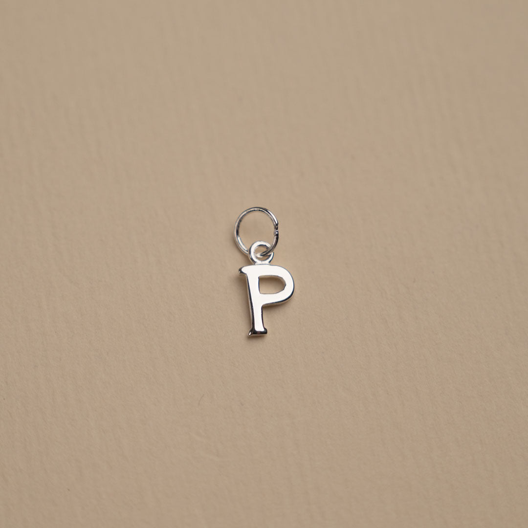 Nadia Letter Silver Pendant
