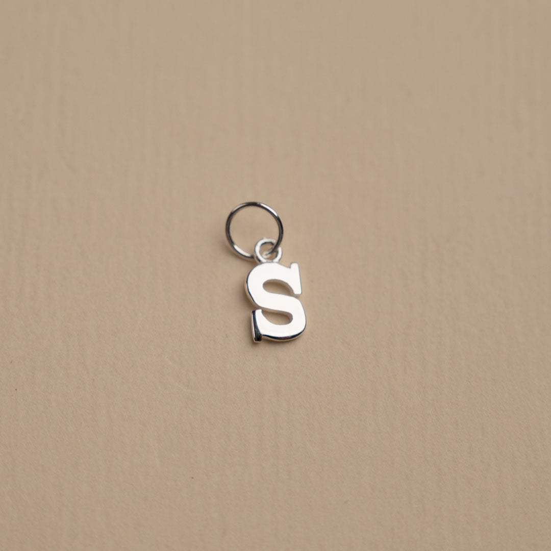 Nadia Letter Silver Pendant