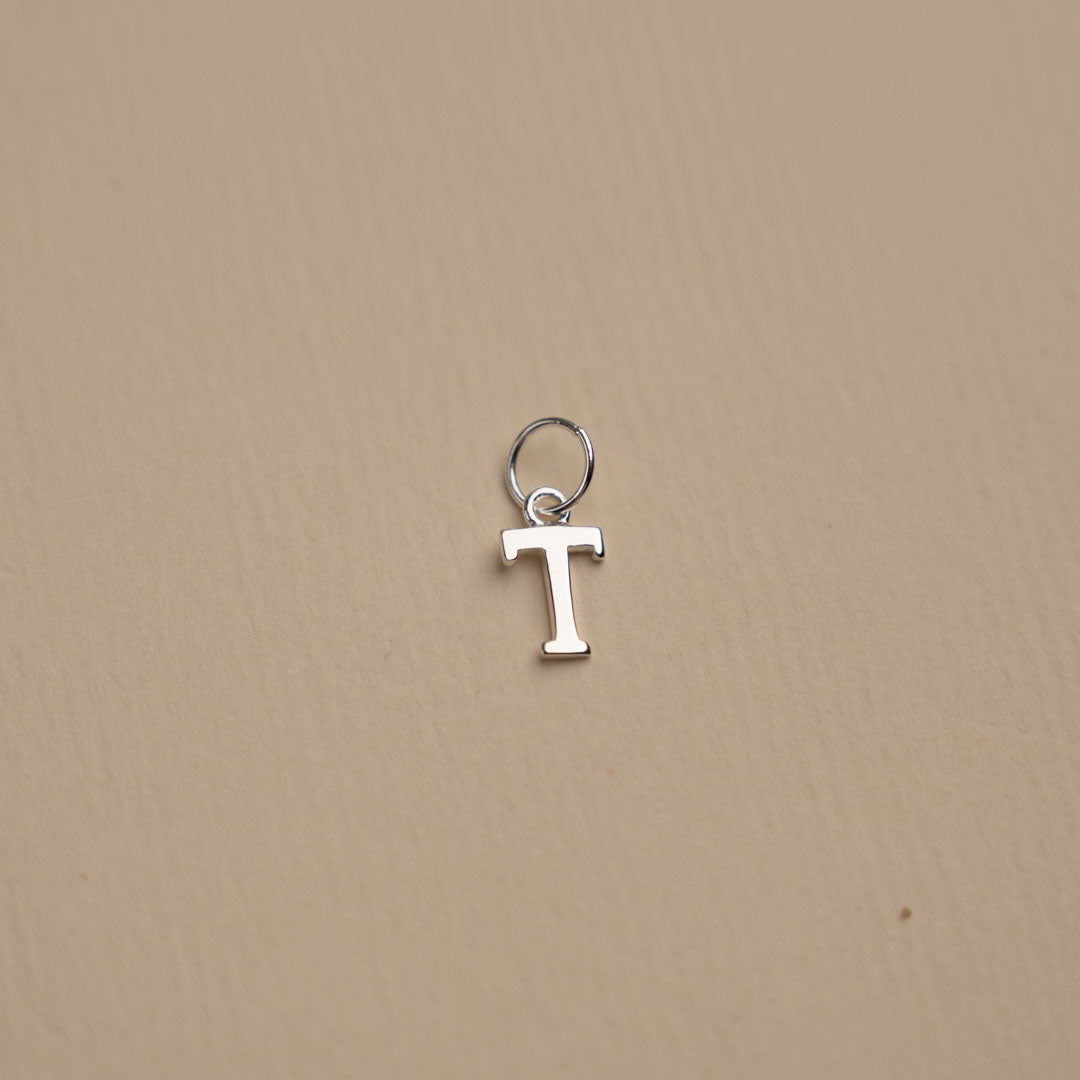 Nadia Letter Silver Pendant