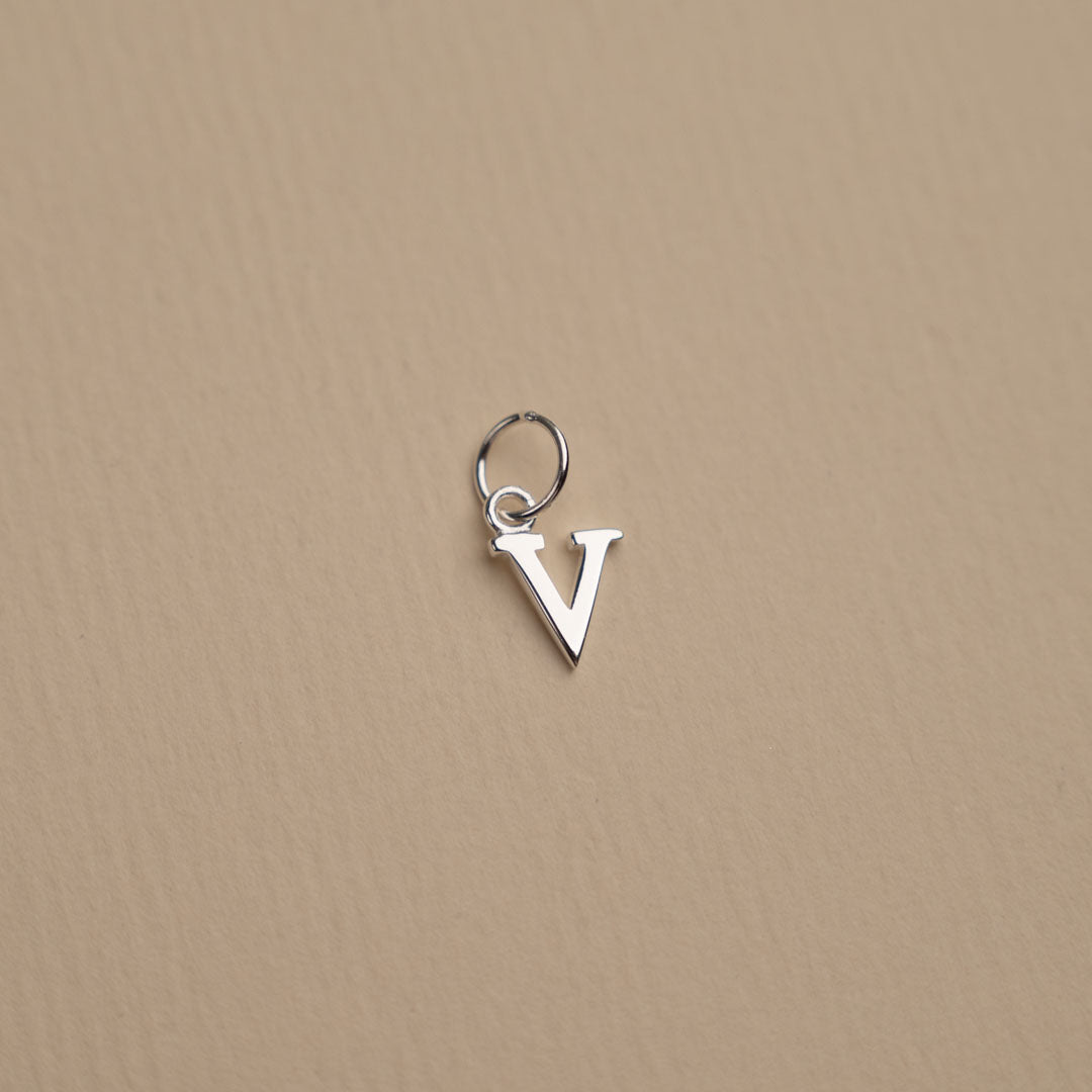 Nadia Letter Silver Pendant