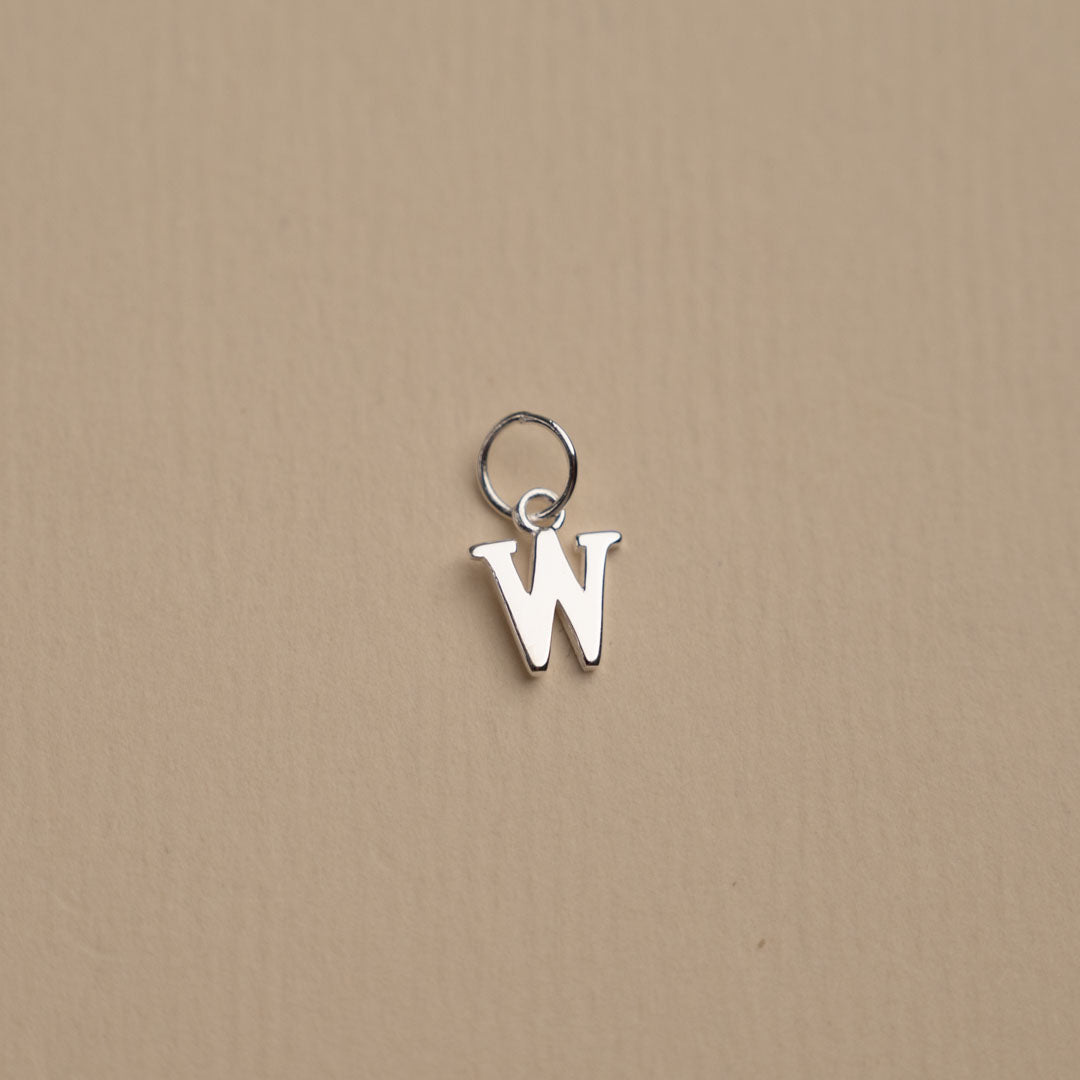 Nadia Letter Silver Pendant