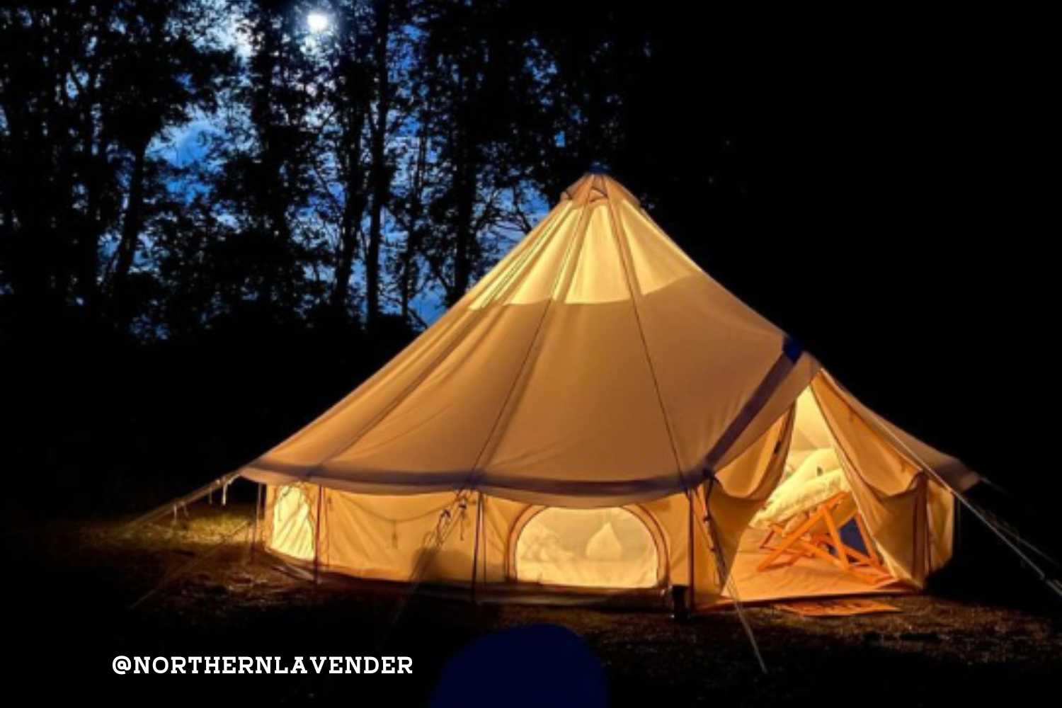 LIFE IN TENTS Bell Tents Life in Tent 20' (6M) Stella™  Stargazing Tent-LIT20SSTL