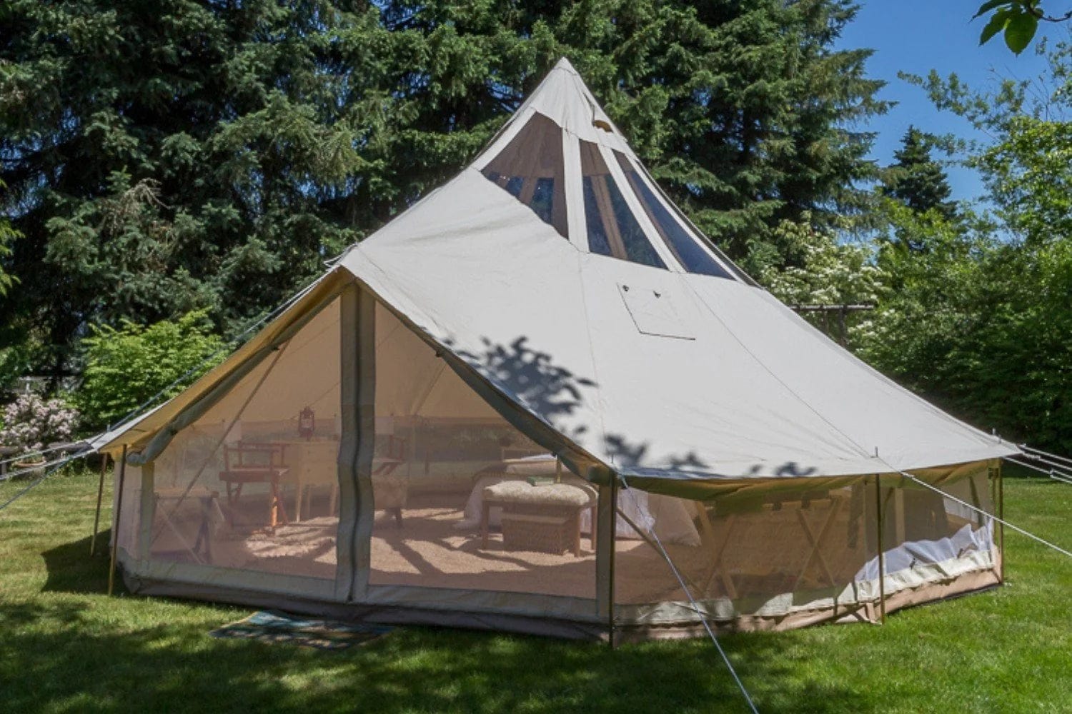 LIFE IN TENTS Bell Tents Life in Tent 20' (6M) Stella™  Stargazing Tent-LIT20SSTL