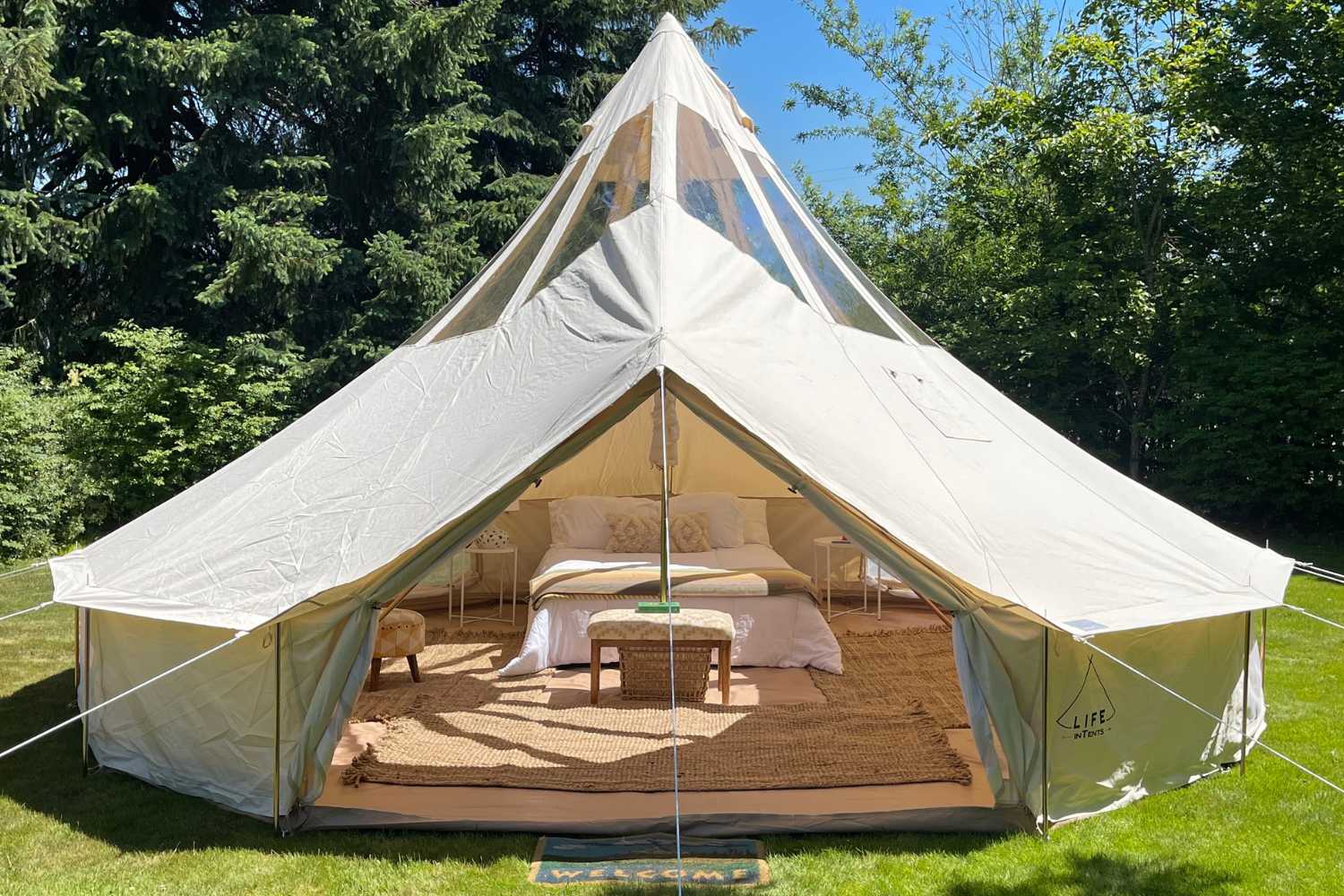 LIFE IN TENTS Bell Tents Life in Tent 20' (6M) Stella™  Stargazing Tent-LIT20SSTL