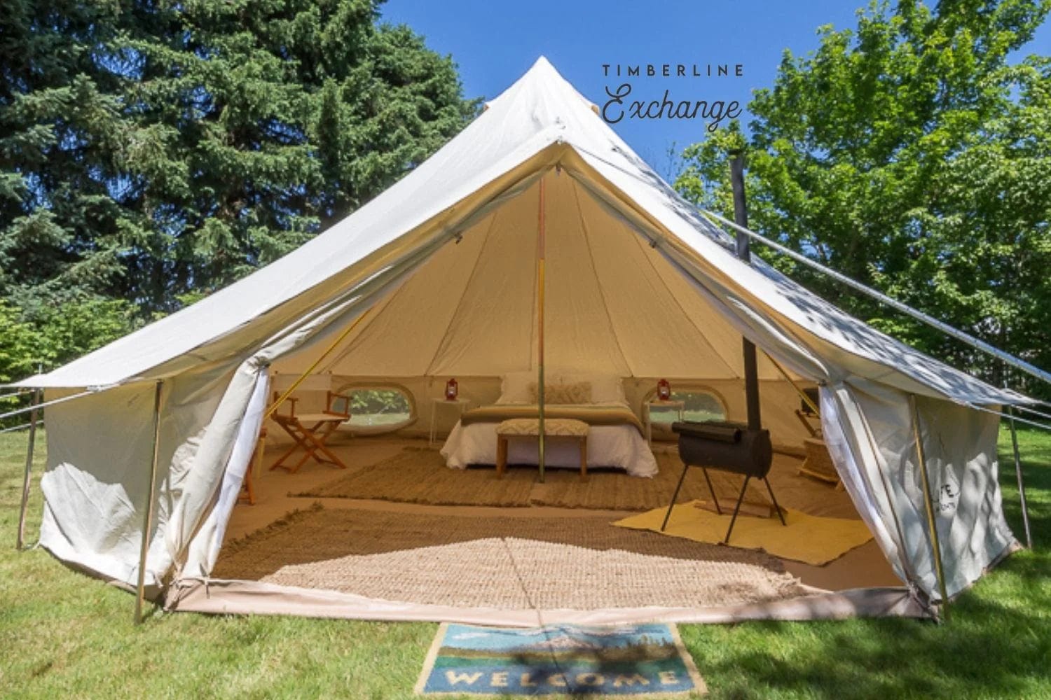 LIFE IN TENTS Bell Tents Life in Tent 20' (6M) Timbeline Exchance™ Bell Tent-LIF20TEBT