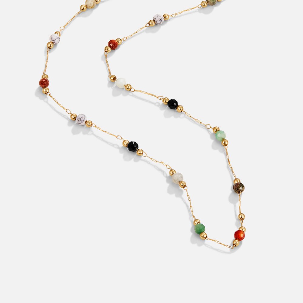Lala Pearl and Stone Necklace