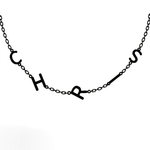 Load image into Gallery viewer, Personalized Off Center Letter Necklace
