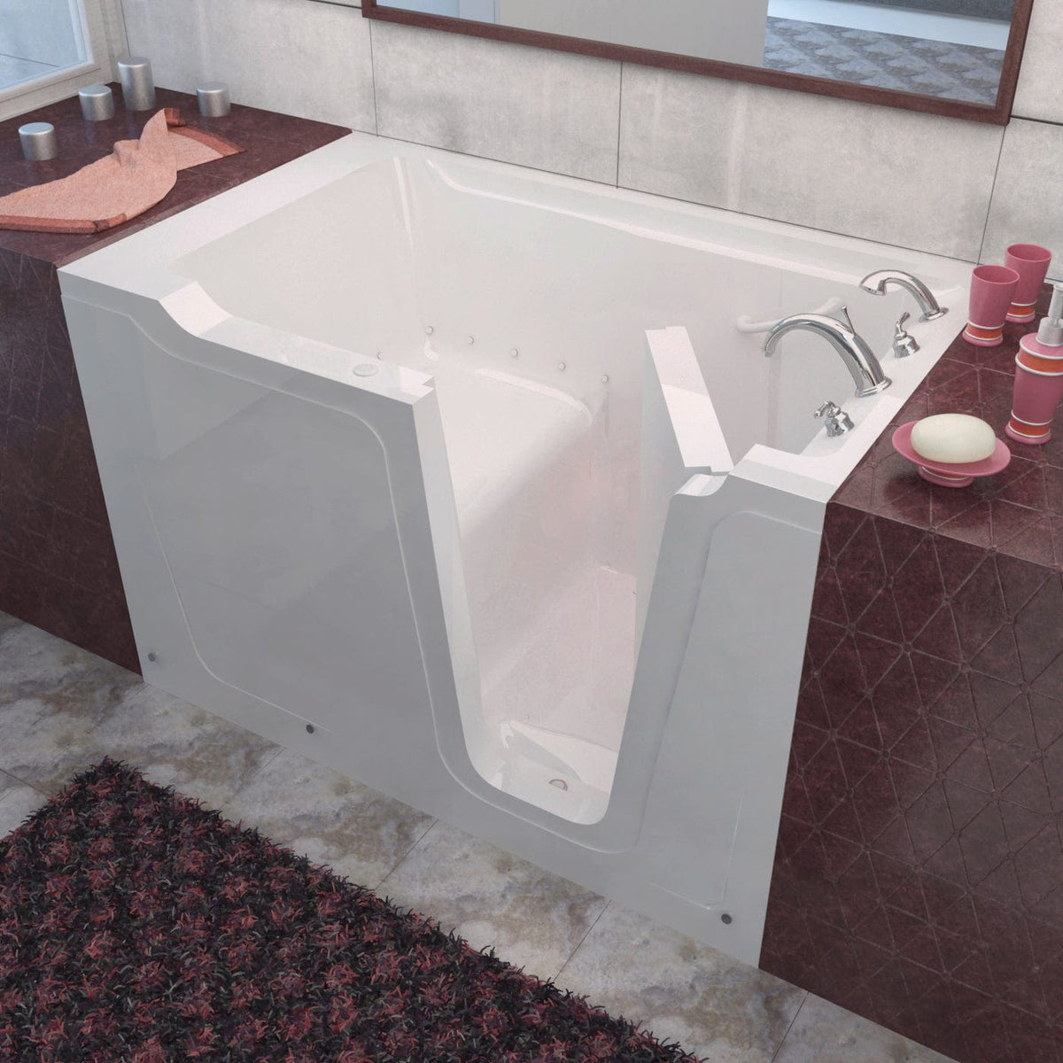 MEDITUB Bariatric Right / Air MediTub 36 x 60 Walk-In Bathtub
