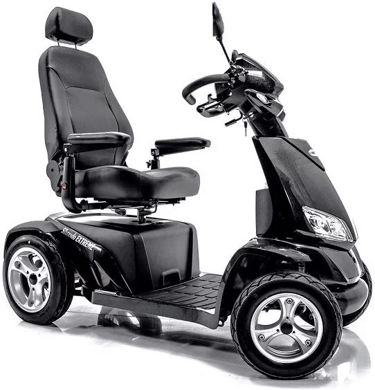 MERITS Mobility Scooters Jet Black Merits Health SILVERADO EXTREME S941L‐SDMUB