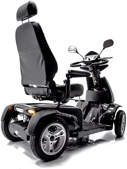 MERITS Mobility Scooters Jet Black Merits Health SILVERADO EXTREME S941L‐SDMUB